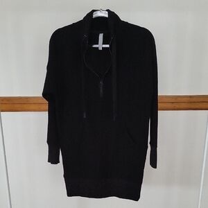 Athleta Sweatshirt Dress, Like-new!Black, XXS